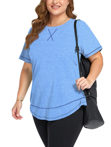 91% algodón 9% Spandex logotipo personalizado Casual mujeres cuello redondo básico sólido Delgado tejido camiseta sin mangas - Product Image 6