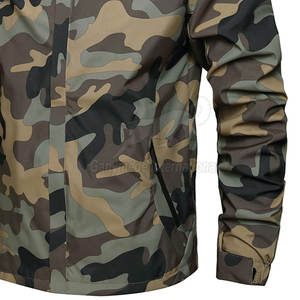 Camouflage Windbreaker <b>Jacket</b> Durable Fabric with Comfortable Fit for Daily Use Windbreaker <b>Jacket</b> - Product Image 6