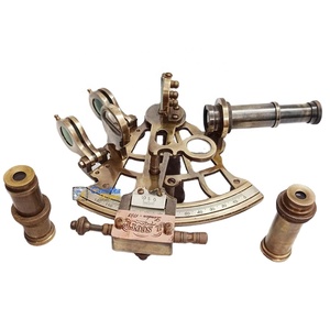 Náutico marítimo moderno hecho a mano duradero latón Metal sextante decoración del hogar caja de regalo de Navidad - Product Image 2