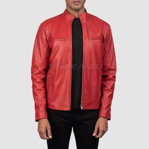 Veste en cuir de vache pour homme, vente directe d'usine 2025, logo personnalisé sur le devant, écologique, coupe-vent, haute qualité, hiver, faible MOQ - Product Image 6