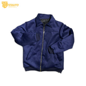 แจ็คเก็ตวาร์ซิตี้ผู้ชาย TESSUTO ออกแบบเอง ผ้าขนสัตว์ 100% คอจีน กันลม หนา สำหรับฤดูหนาว พร้อมบริการ OEM - Product Image 1