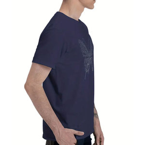 Premium Men <b>Rhinestone</b> T Shirt Luxury Sparkling Casual <b>Top</b> Short Sleeve Fashionable Streetwear Look - Product Image 3
