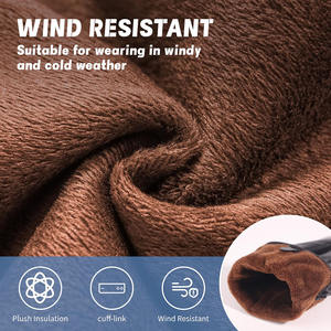 Nuevo personalizado al aire libre hombres Casual mejor producto diseño moderno colores sólidos a prueba de viento buen estilo guantes de moda de cuero - Product Image 4