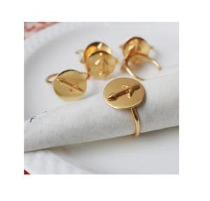 Anneau de serviette en laiton de qualité supérieure, fabricant, anneau de serviette en laiton pour la décoration des repas, anneau de serviette en laiton - Product Image 5