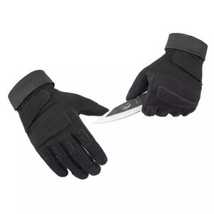 Guantes Tácticos de Cuero Genuino de Pakistán, Dedos Completos, para Exteriores, Tiro, Ciclismo, Paintball, Motociclismo, Fitness - Product Image 2