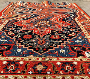 Alfombra Persa Moderna Hecha a Mano 100% Lana Fina, Diseño Fundido, Tamaño Personalizado, Antideslizante, Lavable, para Sala de Estar, Habitación Infantil, Pasillo, Sólida - Product Image 1