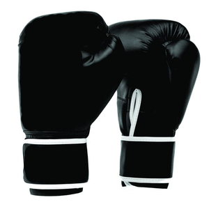 Guantes de Boxeo Profesionales de Alta Calidad, Cuero Vacuno, Cuero PU, Correa de Muñeca Ajustable con Gancho y Bucle, Entrenamiento de Kick Boxing - Product Image 1