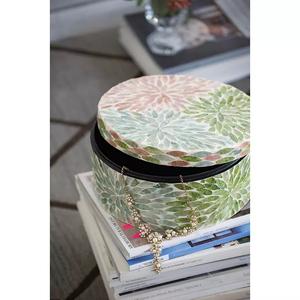 Colorful Luxury Handmade Craft <b>Mother</b> of Pearl Jewelry Box Elegant Mosaic Decorative High End Storage <b>Boxes</b> - Product Image 4