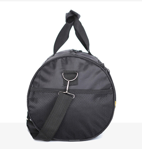 OEM Custom Genuine Leather Duffel Bag Waterproof Gym Sports Travel Bag <b>Large</b> Capacity Overnight Weekender Bag - Product Image 3