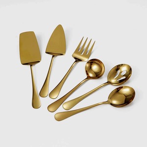 High quality Royal <b>Gold</b> Serving <b>utensil</b> with unique Design Handle For modern <b>Kitchen</b> use accessories - Product Image 6
