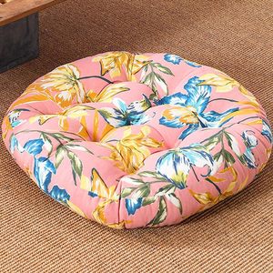 เบาะเก้าอี้ทรงกลมนุ่มสบายสำหรับห้องรับประทานอาหารห้องนั่งเล่นเก้าอี้สำนักงานผ้าฝ้าย - Product Image 4