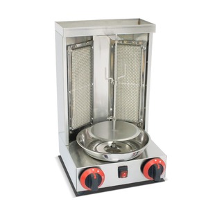 NEW PREMIUM <b>Electric</b>/Gas Shawarma Rotisserie Chicken High Quality Commercial Stainless-Steel Grill Auto-Rotating Restaurant - Product Image 3