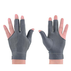 Guantes de billar de 3 dedos para mano izquierda o derecha, guantes deportivos de billar de Color personalizado, almohadilla antideslizante - Product Image 4