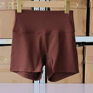 Shorts de Yoga de Cintura Alta para Mujer, de Algodón Terry, Corte Regular, Secado Rápido, Ecológicos, Transpirables, para Gimnasio y Entrenamiento, con Cordón Lateral - Product Image 3