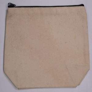 Women's Custom Floral Pattern 100% Cotton Makeup <b>Bag</b> Durable Eco-Friendly <b>Mini</b> Zipper <b>Gift</b> <b>Bag</b> Simple Floral Cosmetic Pouch - Product Image 4