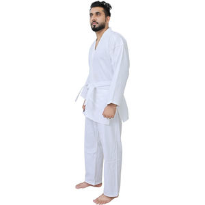 Uniforme de Karate Ligero y Transpirable Personalizable para Entrenamiento en Dojo, Uniforme de Algodón Duradero con Costuras Reforzadas, Ajuste Unisex - Product Image 3