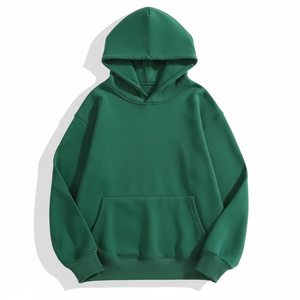 Ventes en gros de sweats à capuche pour hommes surdimensionnés 100% coton, OEM personnalisé, poids lourd avec motif imprimé en broderie 3D, fabricant pakistanais - Product Image 3