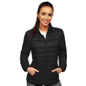 Veste rembourrée en coton à fermeture éclair chaude pour femmes Veste matelassée en duvet respirante à manches longues coupe ajustée - Product Image 5