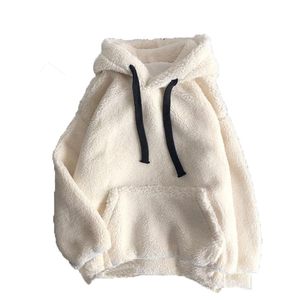 320gsm lourd sherpa tissu pull hiver à capuche tissu épais goutte épaule sweats à capuche pas de cordes lourd surdimensionné hommes sweats à capuche - Product Image 1