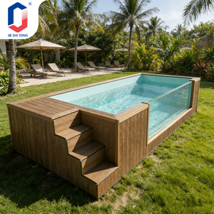 UV Resistant Prefabricated Above Ground Fiberglass Swimming <b>Pool</b> Outdoor Container <b>Pool</b> With Complete Equipment - Product Image 6