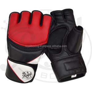 ถุงมือชกมวยหนังสีขาวครึ่งนิ้วสำหรับเด็กและผู้หญิง - Product Image 3