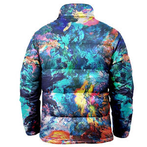 Chaqueta Acolchada con Capucha Sublimable Personalizable, Camuflaje, Informal, Cálida, Ligera, Impermeable, Ropa de Invierno - Product Image 2