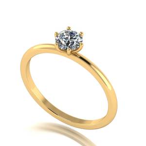 แหวนเพชรโมอิสสีเงินสเตอริง925แหวนหมั้นแหวนเพชรโมอิสชุบทองแหวนสัญญา - Product Image 2