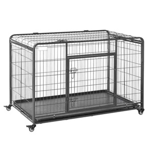 Caisse à double porte pour chien XXL pour les plus grands chiens Cage à chien en métal solide pour jardin maison salon - Product Image 3
