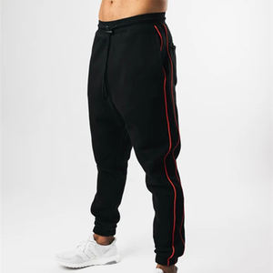 Pantalon de survêtement décontracté noir pour homme Pantalon de sport en toile confortable et léger pour l'entraînement d'hiver OEM personnalisé - Product Image 3