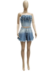 Hauts en jean pour femmes, élégants, confortables, de qualité supérieure, très demandés, pour toutes les saisons, vente en gros, personnalisables. - Product Image 6