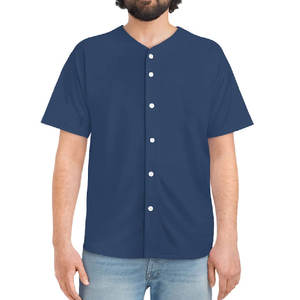 Meilleur matériau Polyester Mesh Tissu confortable Chemises de baseball Maillot de baseball Sublimation impression logo personnalisé - Product Image 1