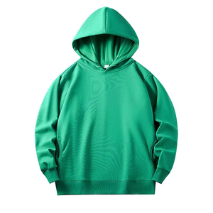 Sweat-shirt à capuche unisexe en coton perlé avec logo personnalisé, doublé polaire brodé, unisexe, automne - Product Image 2