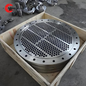 Дуплексный фланец из нержавеющей стали с 2205/2507 трубкой, кованый, стандарт ASME B16.5, для промышленных кожухотрубных теплообменников - Product Image 3