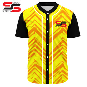 ชุดเครื่องแบบเบสบอลสำหรับผู้ชายเสื้อเจอร์ซีย์แบบมีกระดุมพิมพ์ลายออกแบบได้ตามต้องการผลิตในปากีสถาน - Product Image 5