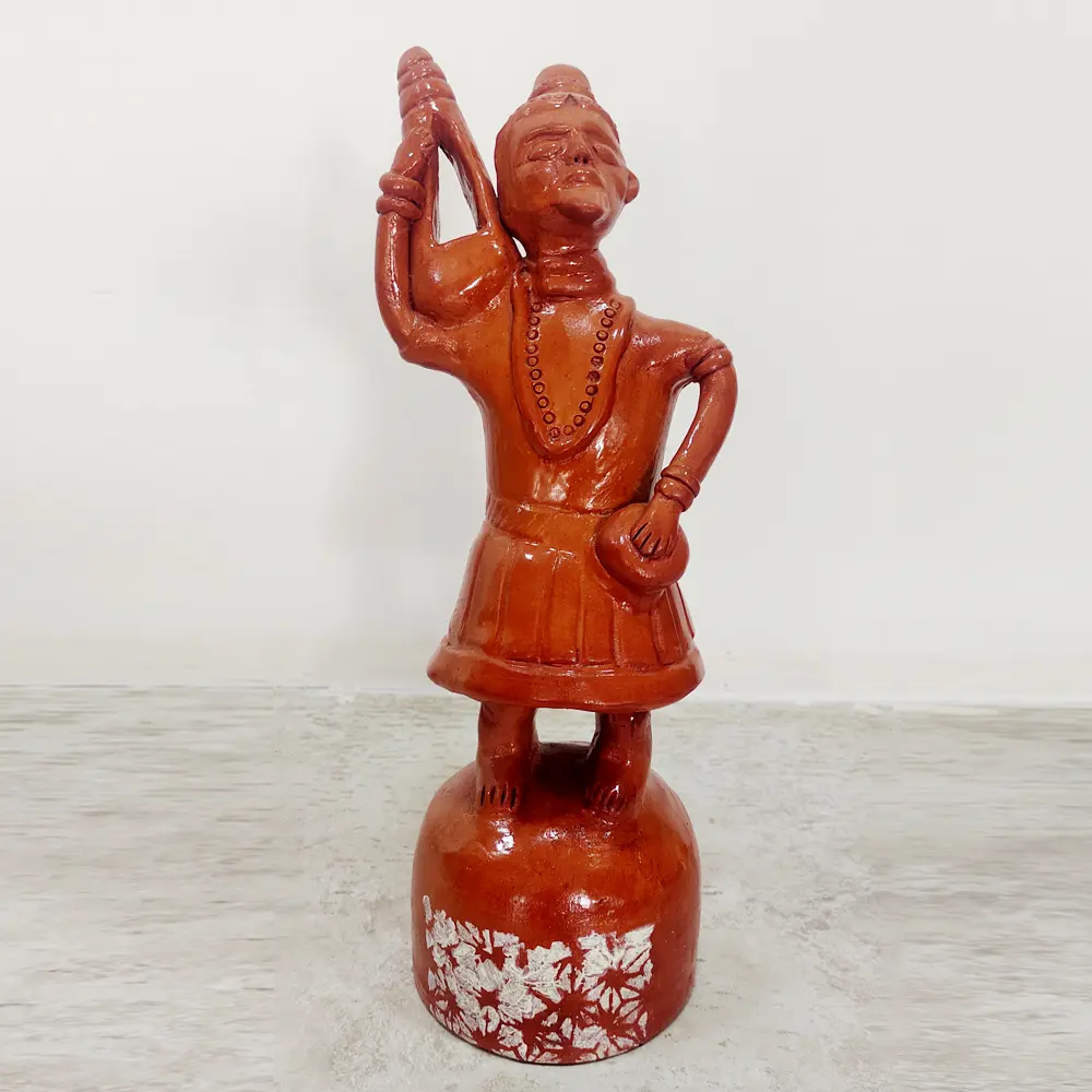 Statue all'ingrosso miglior prezzo Vintage fatte a mano in Terracotta ceramica cinese vecchio uomo Statue estatica statua decorazione d'interni