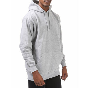 Heather Gray 380 GSM Bella toile sweats à capuche sweat décontracté unisexe sweats à capuche sweat pour hommes femmes confortable - Product Image 3