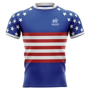Maillot de rugby Chemise de rugby sur mesure Fournisseurs OEM Maillot de rugby à logo personnalisé imprimé 2025 - Product Image 1