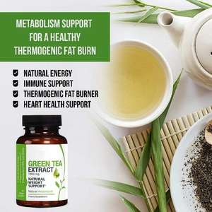 Gratis Groene Thee Extract 98% Gestandaardiseerde <span class=keywords><strong>Egcg</strong></span> Voor Gezond Gewicht Ondersteuning Gezonde Hart Stofwisseling & Energie Met Polyfenolen - Product Image 2