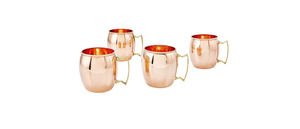 Divris Tasse à Moscow Mule 100% Cuivre Pur avec Poignée, Design Classique Écologique, Option Logo Personnalisé, Origine Ontario, Vente en Gros - Product Image 3
