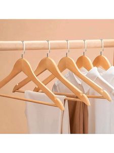 Cintres en bois pour vêtements et sacs, très vendus en gros, pour l'affichage dans la garde-robe ou la salle de bain - Product Image 3