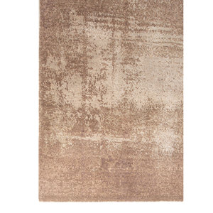 พรมขนสัตว์และไหมไผ่ถักมือสีเบจและสีน้ำตาล ขนาด 9x12 ฟุต รูปทรงสี่เหลี่ยมผืนผ้า สำหรับห้องนั่งเล่นหรือทางเดินในบ้าน-AKWB-3564 - Product Image 4