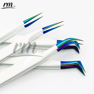 RMI ชุดปากคีบขนตา5จุดสีขาวปลายพลาสม่าแบบปรับแต่งได้ใหม่ - Product Image 2