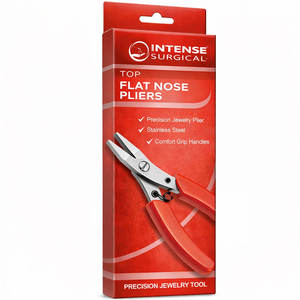 Alicates de Punta Plana, Herramienta para Hacer Joyas, Acero Inoxidable, Herramienta Manual de Precisión, Precio de Fábrica, Proveedor Mayorista OEM - Product Image 6
