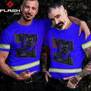 Good Quality Men High Visibility ANSI Class 1 Waterproof <b>T</b>-<b>Shirt</b> Polyester Reflective Safety Custom Logo Customizable - Product Image 6
