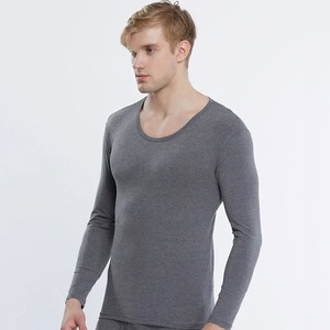 Couche de base de ski d'hiver décontractée pour hommes col montant en toile mince à fermeture à glissière à séchage rapide avec logo brodé Service OEM disponible - Product Image 2