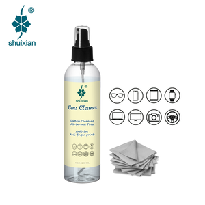 Juego de espray <span class=keywords><strong>para</strong></span> limpieza de lentes antiestático sin <span class=keywords><strong>alcohol</strong></span> al por mayor, paños de microfibra <span class=keywords><strong>para</strong></span> gafas, pantallas de teléfono, tabletas y pantallas de escritorio - Product Image 1