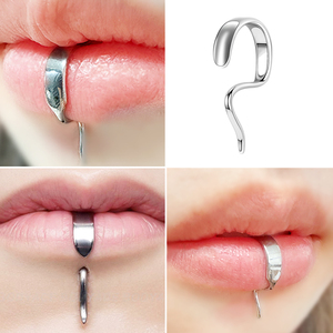 F136 Design Unique Titane Labret Talon Anneaux À Lèvres 16g Titane Goujons À Lèvres Inférieures Halloween Nouveaux Bijoux Bijoux De Corps pour Femmes Hommes - Product Image 4
