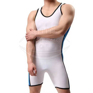 Conjunto de Singlet de Lucha Libre con Impresión de Logotipo Personalizado, Diseño Atlético Elegante, Tela Resistente, SAPEEMO SPORTS SS-WS-05 - Product Image 5