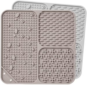 Silicone licking mat for pets enrichment <b>feeder</b> pad keeps dogs and <b>cats</b> engaged improves digestion durable safe - Product Image 1