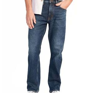 Fabricant de jeans 100% coton denim personnalisés de haute qualité pour hommes, pantalons jeans droits surdimensionnés pour hommes - Product Image 2